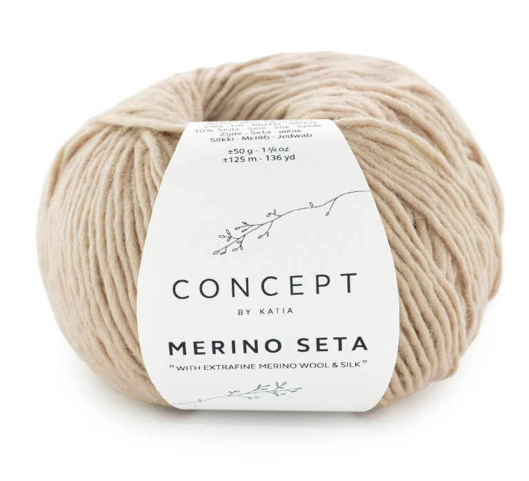 Concept Merino Seta Katia 55 Concept Merino Seta Katia colore beige 55
