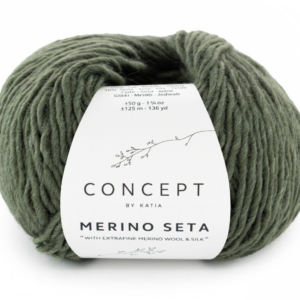 Concept Merino Seta Katia 59 Concept Merino Seta Katia color verde bosco 59