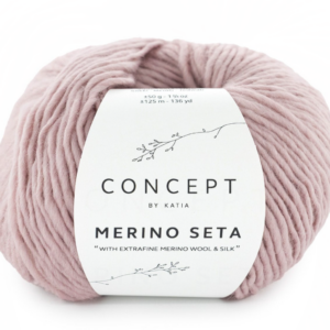 Concept Merino Seta Katia 66 Concept Merino Seta Katia color rosa antico 66