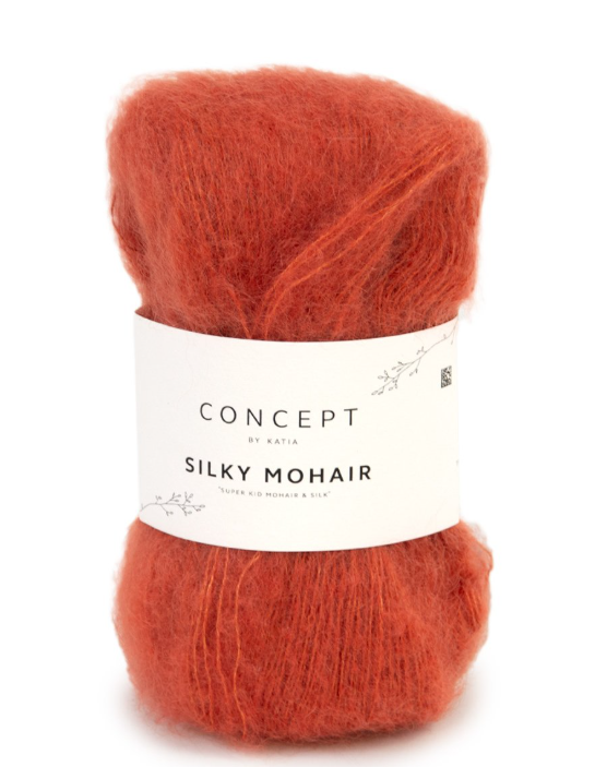 filato concept katia silky mohair color tegola filato concept katia silky mohair color tegola