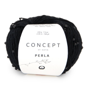 filato katia concept perla nero 102 PERLA