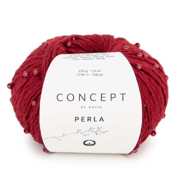 filato katia concept perla rosso 106 PERLA