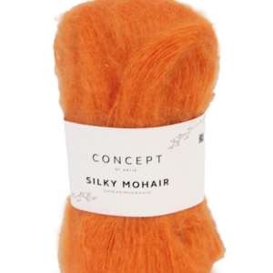 filato katia concept silky mohair arancio color 110 filato katia concept silky mohair arancio color 110