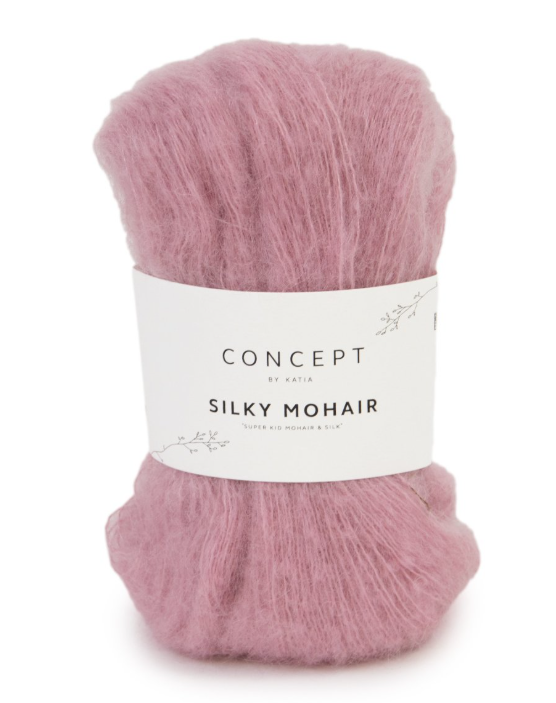 filato katia concept silky mohair rosa n. 117 filato katia concept silky mohair rosa n. 117