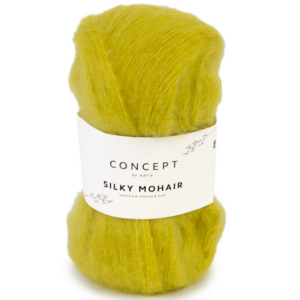 filato katia silky mohair giallo limone colore 118 filato katia silky mohair giallo limone colore 118
