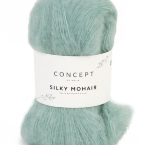 filato katia silky mohair n.124 verde acqua filato katia silky mohair n.124 verde acqua