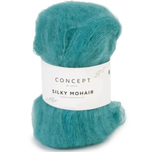 filato katia silky mohair turchese colore 125 filato katia silky mohair turchese colore 125