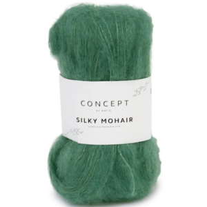 filato katia silky mohair verde colore 123 filato katia silky mohair verde colore 123